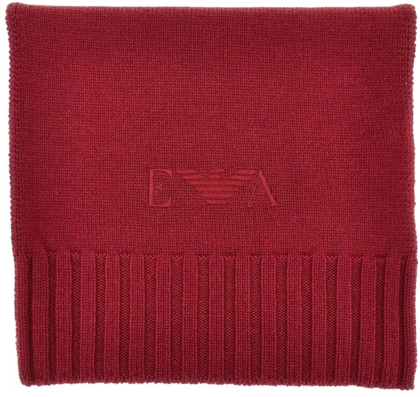 Esarfa Wool scarf with logo embroidery