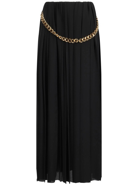 Fusta cu pliuri Balenciaga neagra
