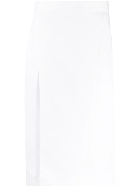 Fusta cu talie inalta DSQUARED2 alba