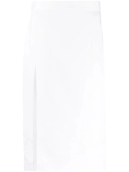 Fusta cu talie inalta DSQUARED2 alba
