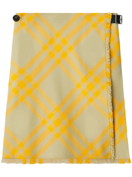 Fusta drepte Burberry gri