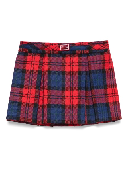 Fusta Fendi rosie din lana