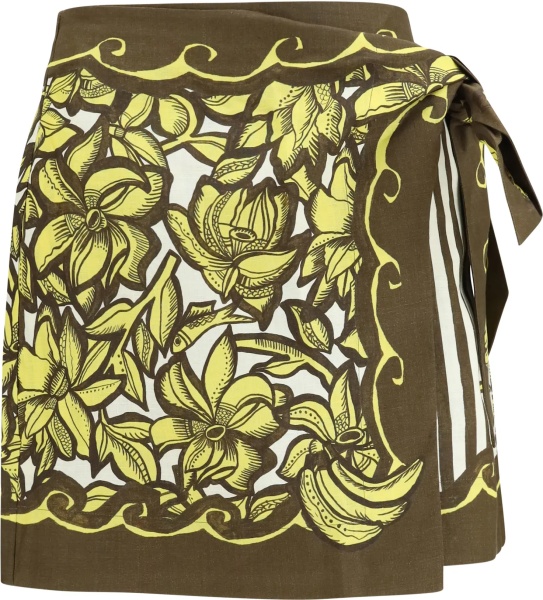 Fusta Mona wrap mini Skirt