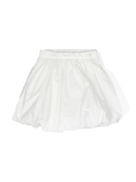 Fusta Monnalisa alba din polyester