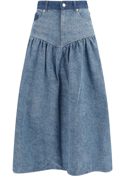 Fusta Stretch denim Skirt