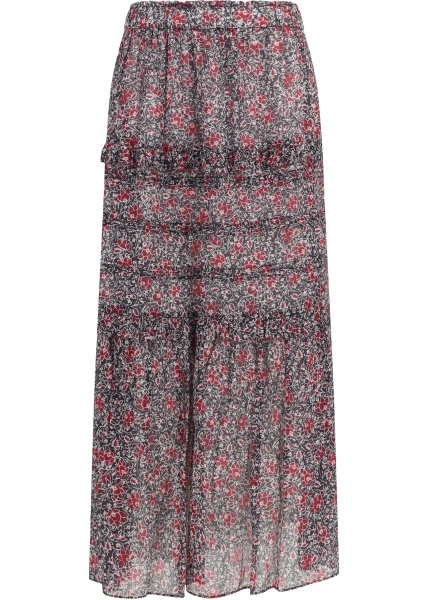 Fusta Volomia long ruffled Skirt