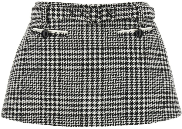 Fuste Houndstooth Skirt-Pants