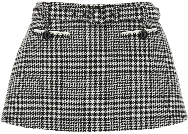 Fuste Houndstooth Skirt-Pants