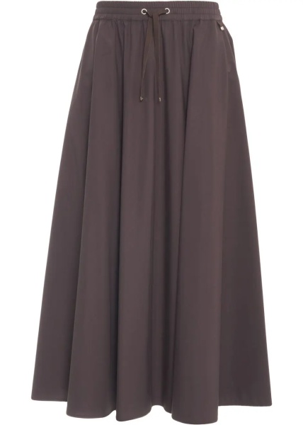 Fuste Maxi skirt with logo detail