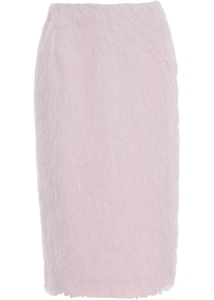 Fuste Midi skirt with fringes