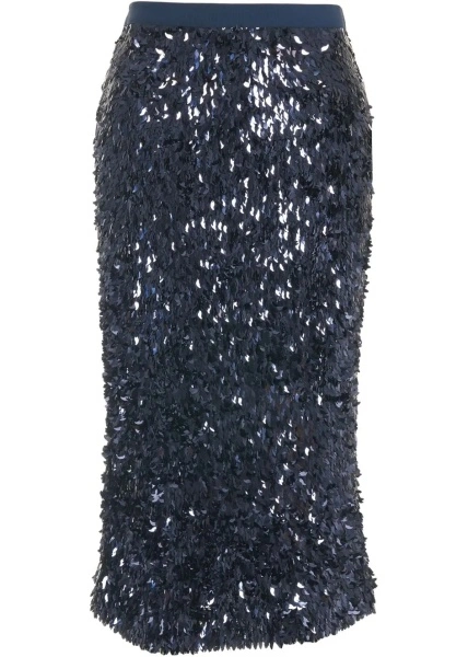 Fuste Midi skirt with sequin application