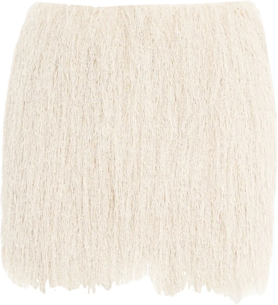 Fuste Mini skirt with fringe details