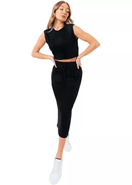 Fuste Sweat Midi Skirt Loungewear Set