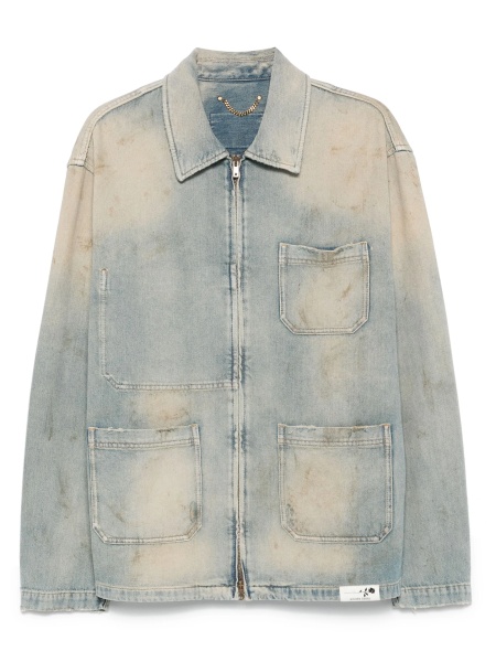 Geaca de blugi Golden Goose albastra