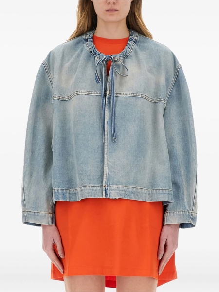 Geaca de blugi MSGM albastra