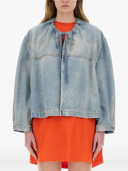 Geaca de blugi MSGM albastra
