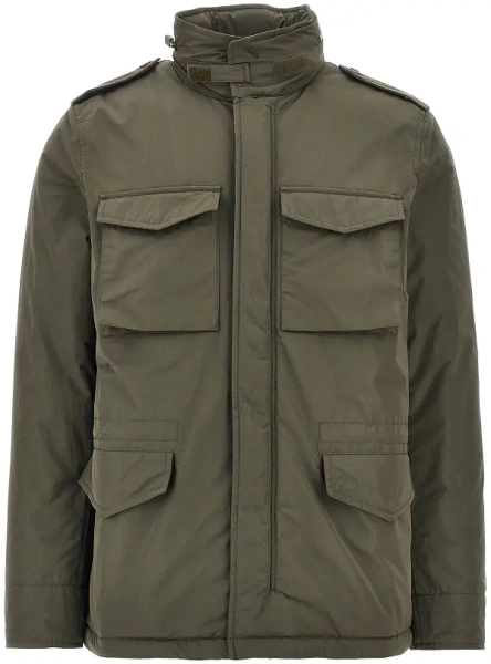 Geaca de iarna Aspesi verde din nylon