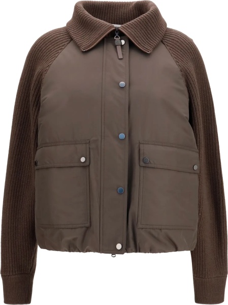 Geaca de Iarna Down Jacket with wool sleeves