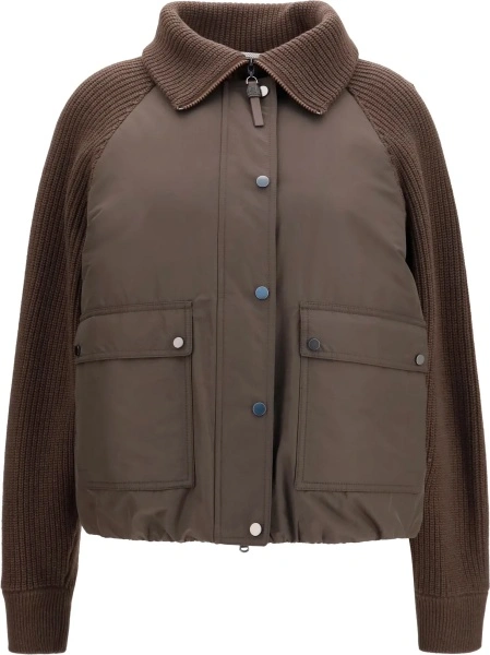 Geaca de Iarna Down Jacket with wool sleeves