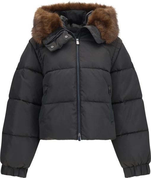 Geaca de Iarna Godetia padded Down Jacket with faux fur