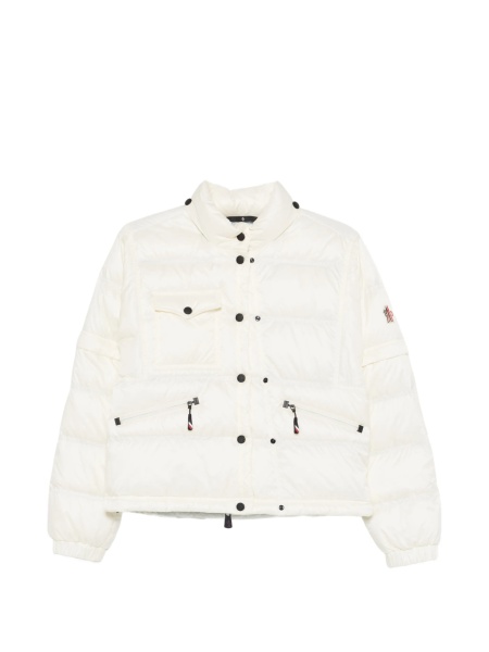 Geaca de iarna Moncler Grenoble alba din poliamida