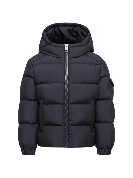 Geaca de iarna Moncler neagra din polyester