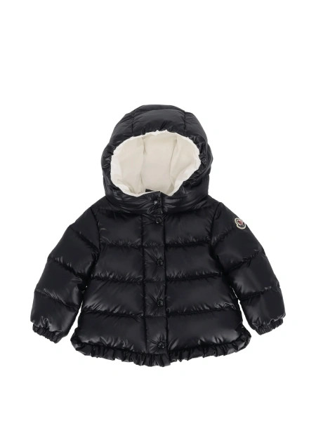 Geaca de iarna Moncler neagra din polyester
