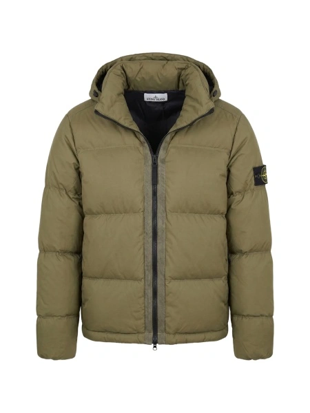 Geaca de iarna Stone Island verde
