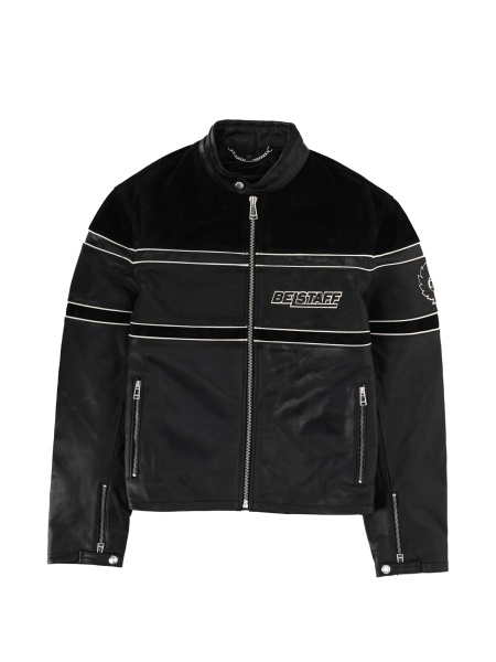 Geaca de piele Belstaff neagra din piele