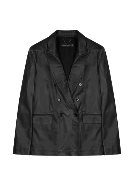 Geaca de piele Department Five maro