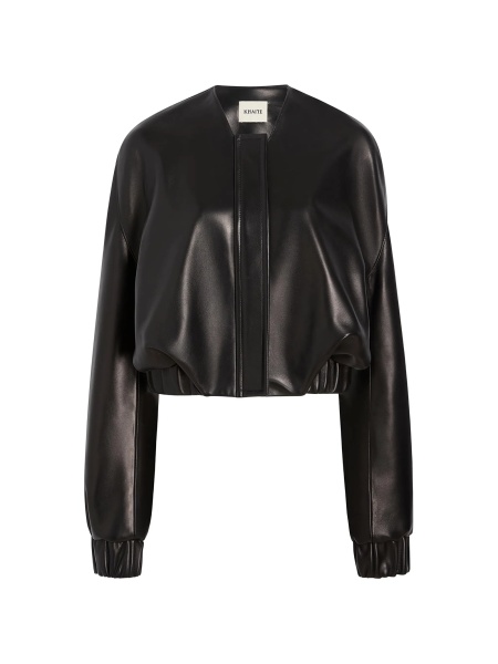 Geaca de piele Khaite neagra