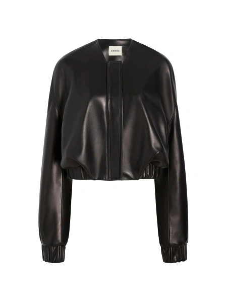 Geaca de piele Khaite neagra