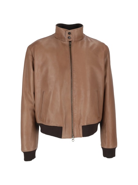 Geaca de piele Stewart maro