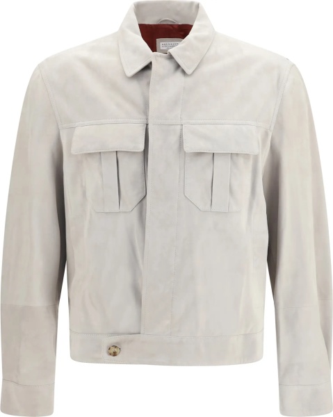 Geaca de Piele Suede Jacket
