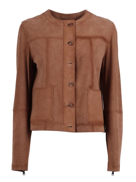 Geaca de Piele WOMAN GOAT SUEDE LEATHER JACKET