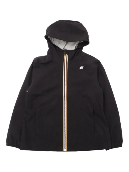 Geaca de ploaie K-WAY KIDS neagra din polyester