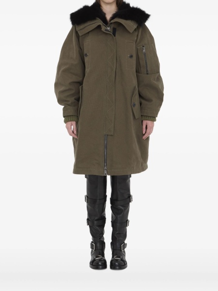 Geaca Oversize Dolce & Gabbana verde din bumbac
