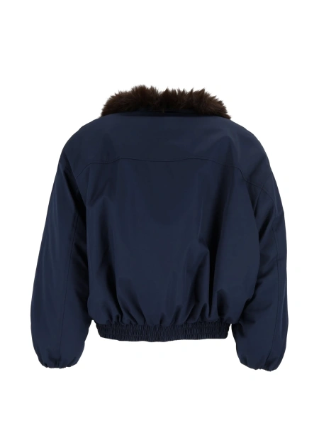 Geaca Oversize Shirt A Porter albastra