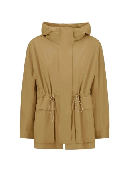 Geaca Parka Laminar verde din poliamida
