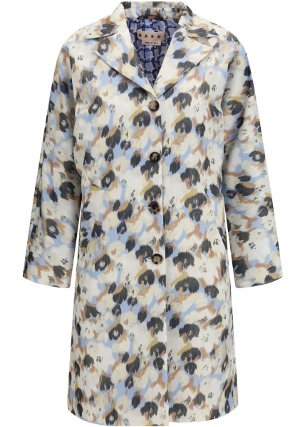 Geaca Parka Printed button parka Coat