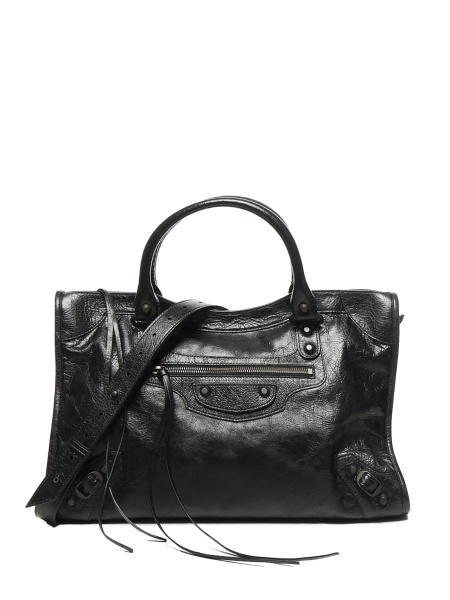 Geanta de mana Balenciaga neagra din piele