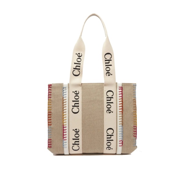 Geanta de mana Chloé Woody Medium Tote Bag