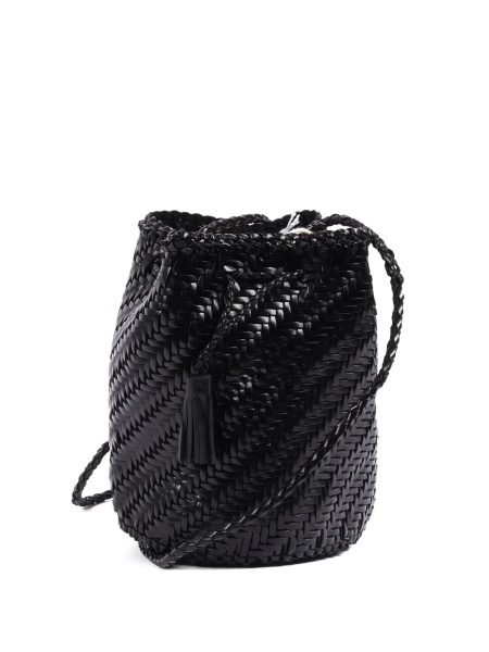 Geanta de mana DRAGON DIFFUSION neagra din piele