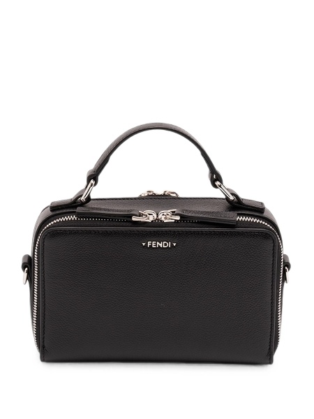 Geanta de mana Fendi neagra din piele