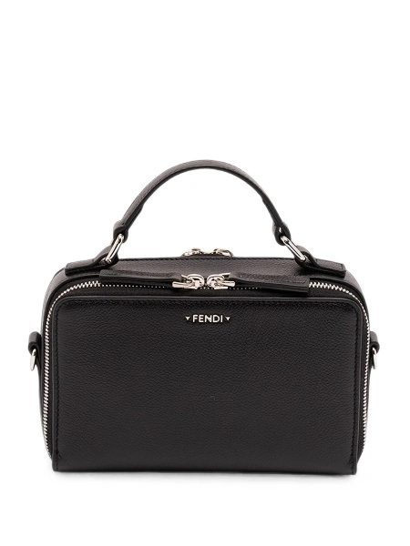 Geanta de mana Fendi neagra din piele