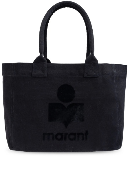Geanta de mana Isabel Marant neagra din bumbac