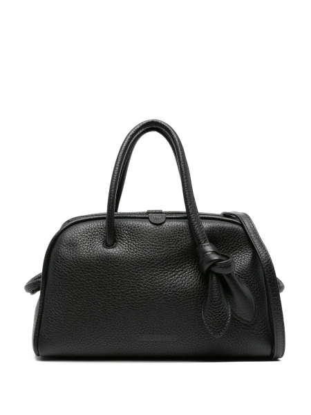 Geanta de mana JACQUEMUS Turismo neagra din piele