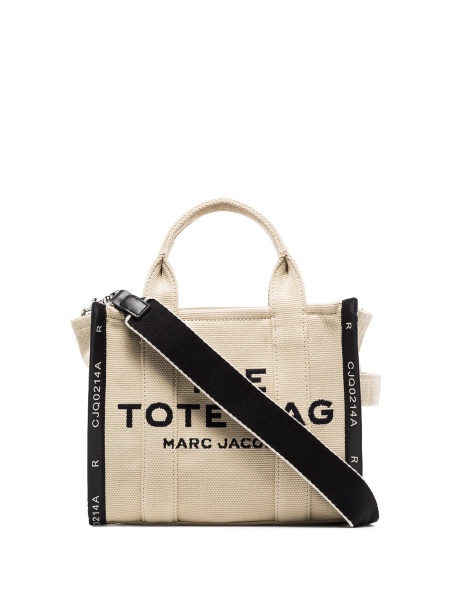 Geanta de mana Marc Jacobs neutra din material textil