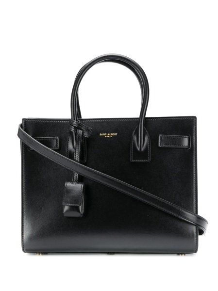 Geanta de mana Saint Laurent Sac De Jour neagra din piele