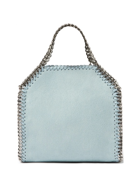 Geanta de mana Stella McCartney falabella albastra din polyester